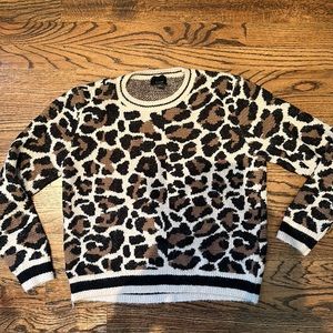 Cheetah Print Sweater